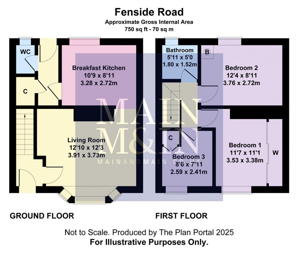 Floorplan for Fenside Road, Sharston