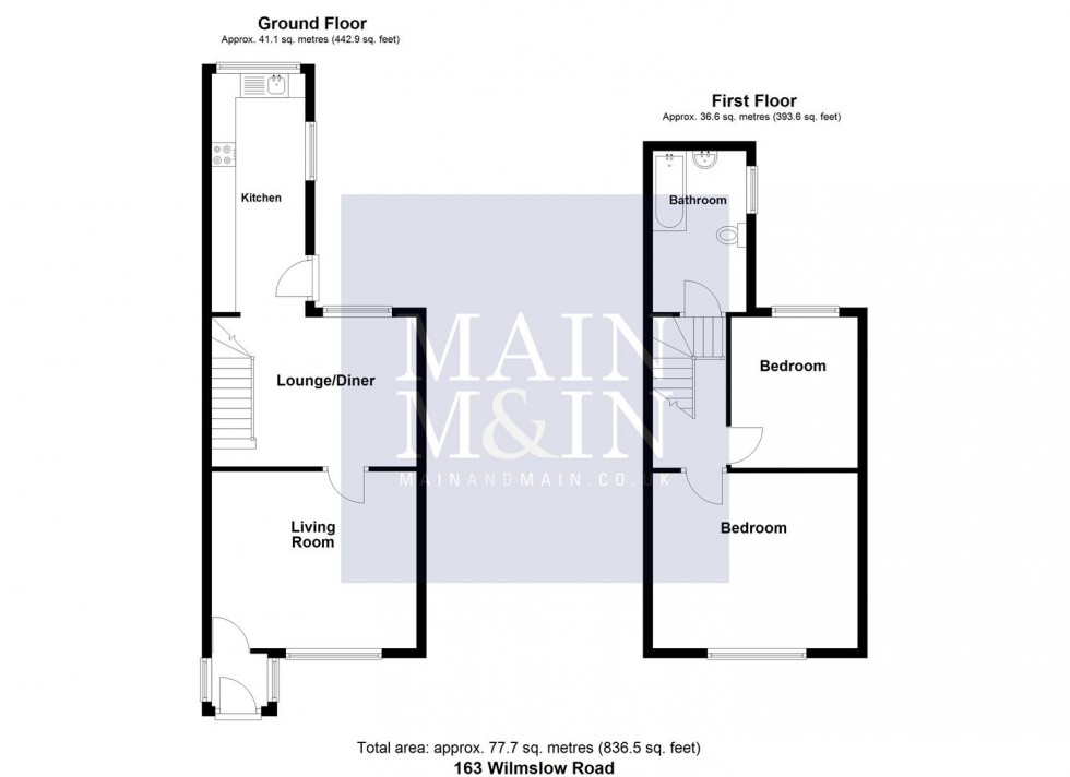 Floorplan for Wilmslow Road, Heald Green