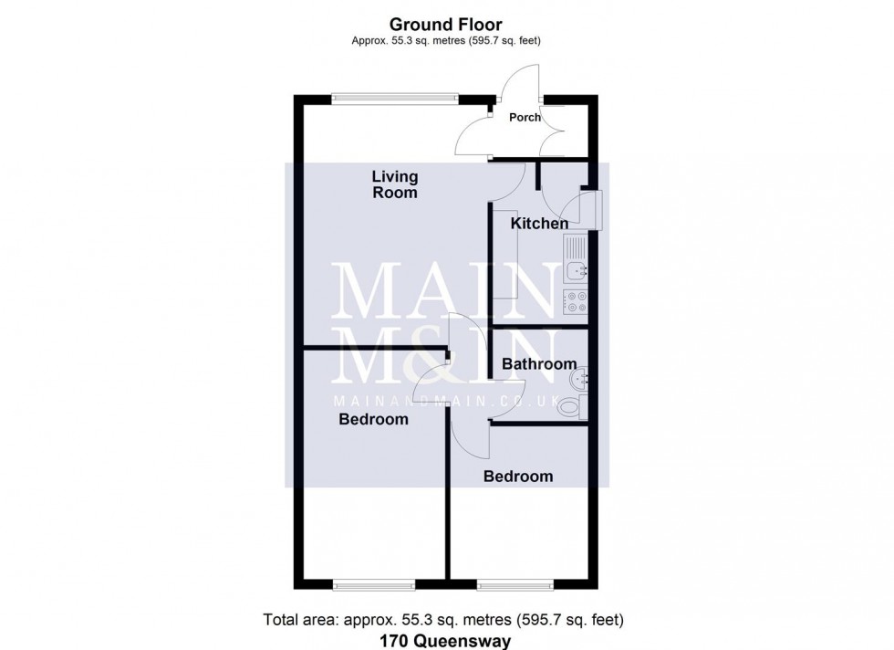 Floorplan for Queensway, Heald Green
