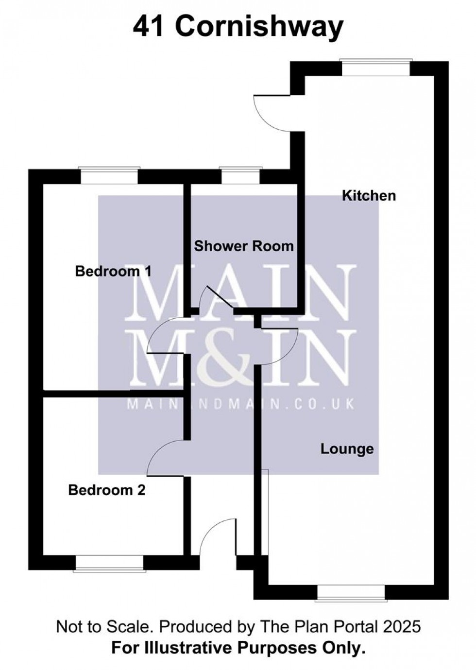 Floorplan for Cornishway, Manchester