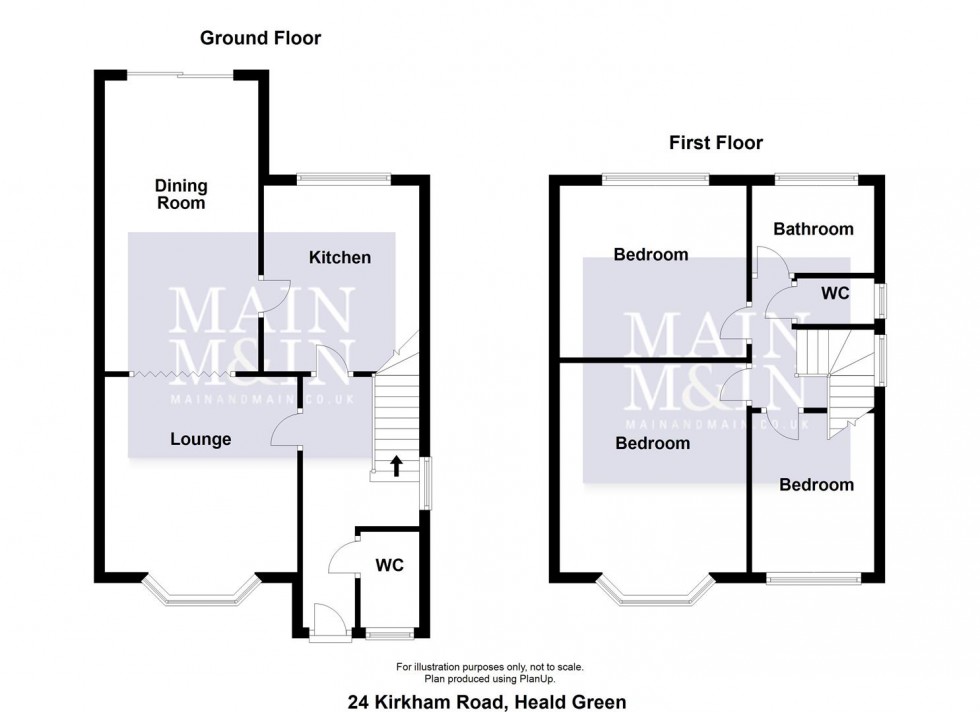 Floorplan for Kirkham Road, Heald Green