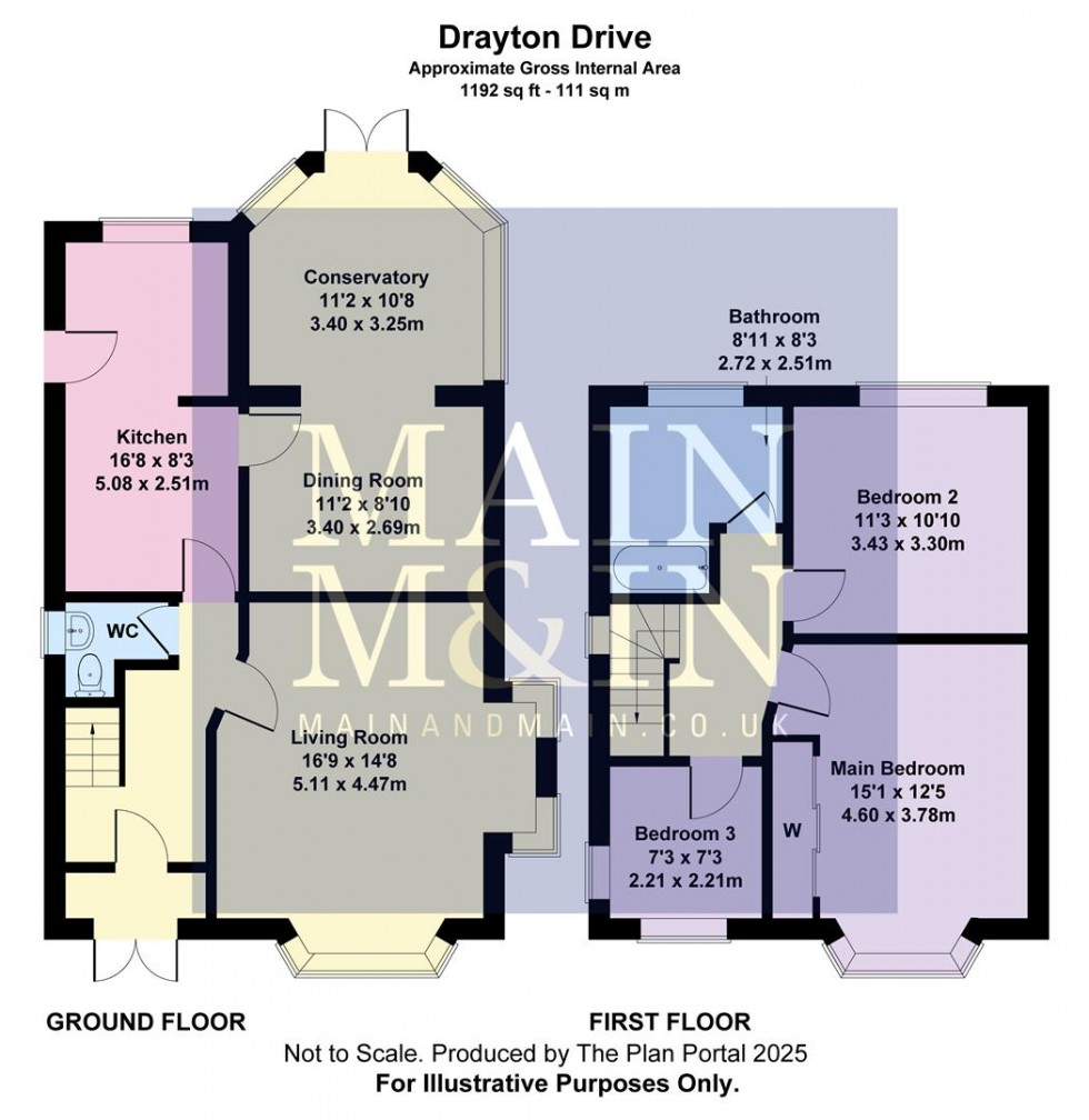 Floorplan for Drayton Drive, Heald Green