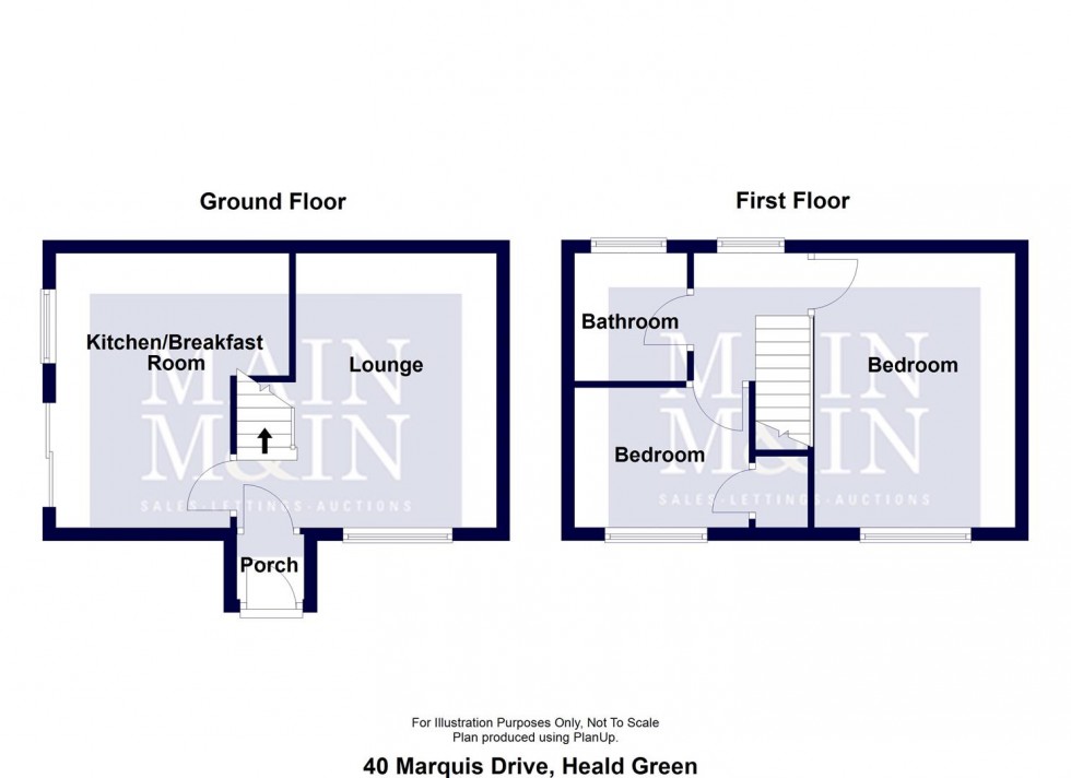 Floorplan for Marquis Drive, Heald Green, Cheadle