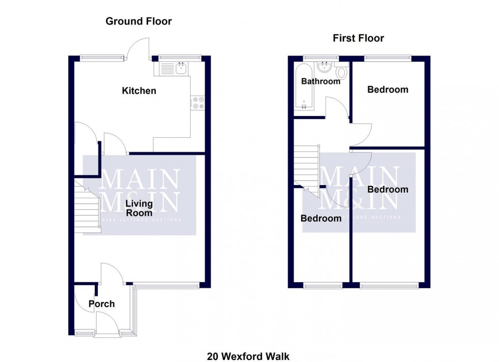 Floorplan for Wexford Walk, Manchester