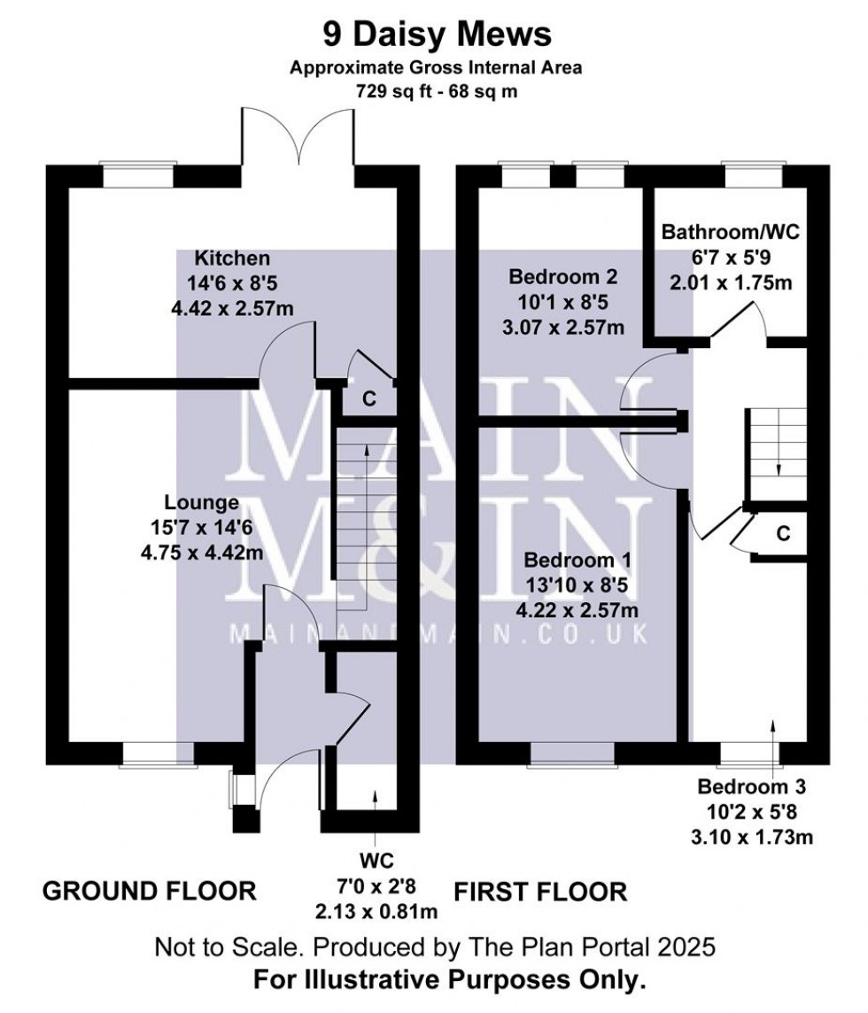 Floorplan for Daisy Mews, Stockport