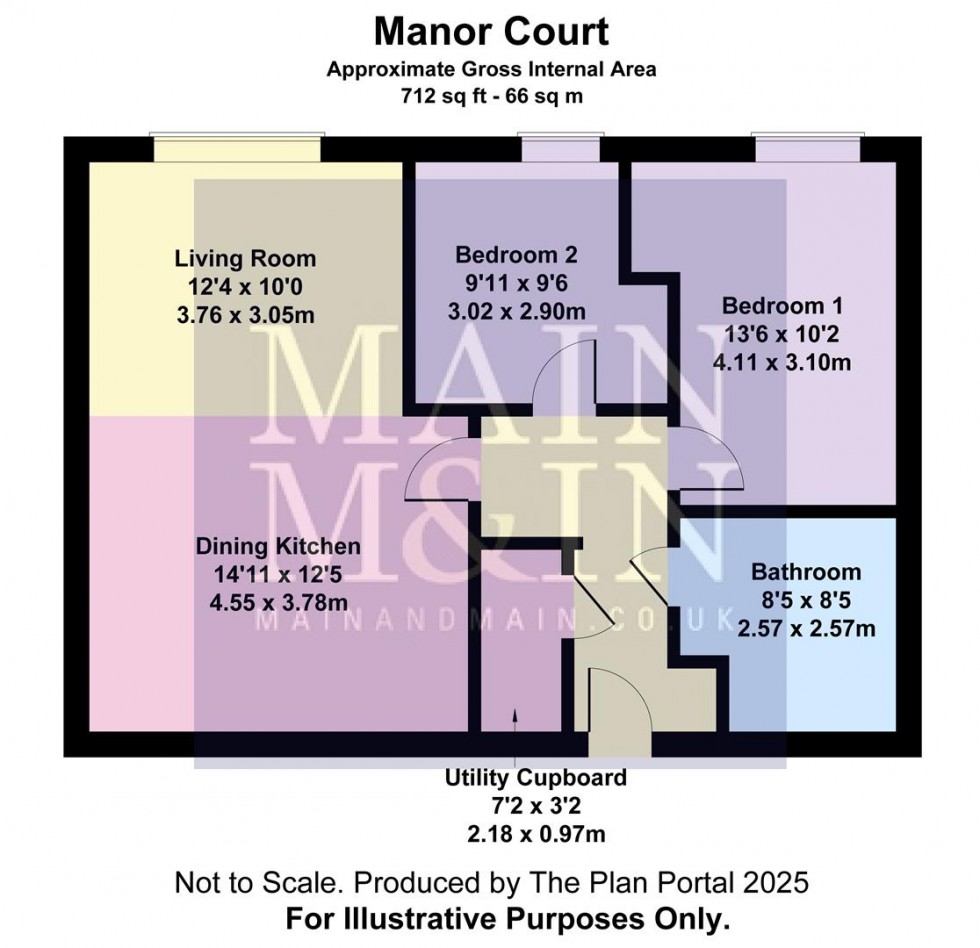 Floorplan for Manor Court, Altrincham Road, Sharston