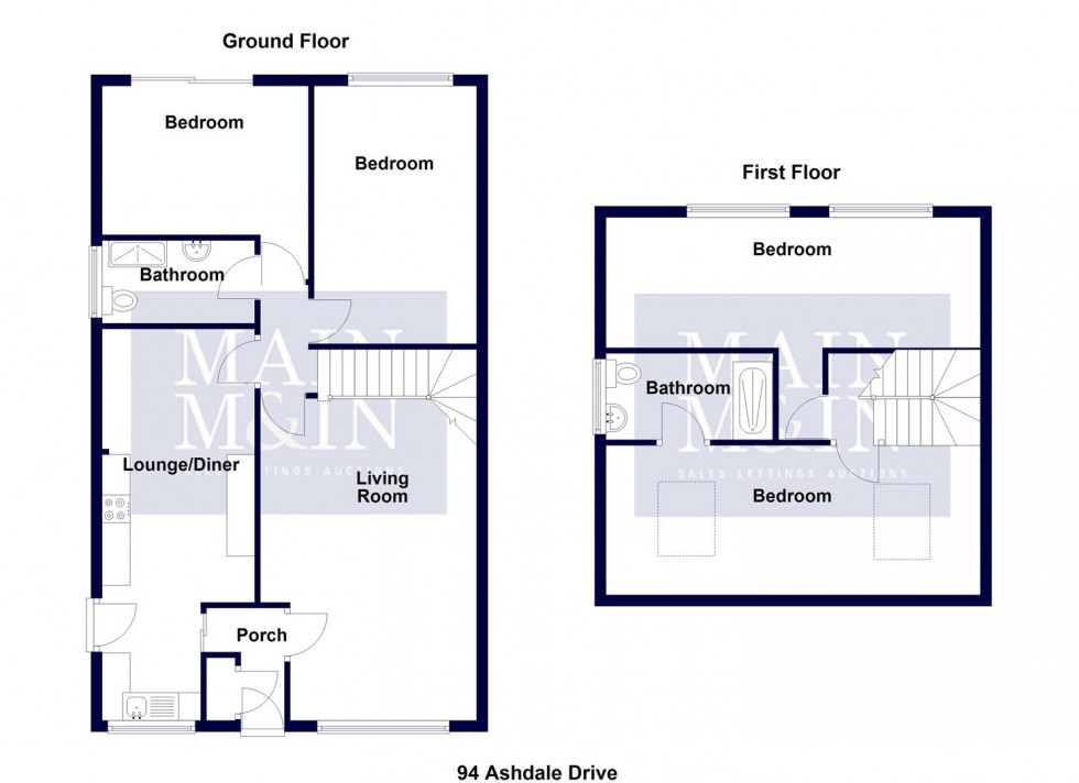 Floorplan for Ashdale Drive, Heald Green