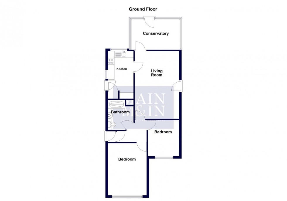 Floorplan for Queensway, Heald Green