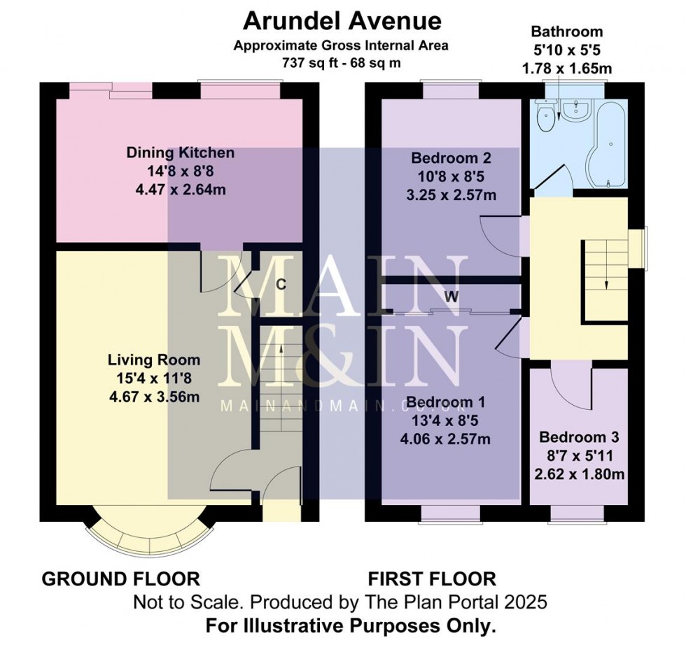 Floorplan for Arundel Avenue, Urmston