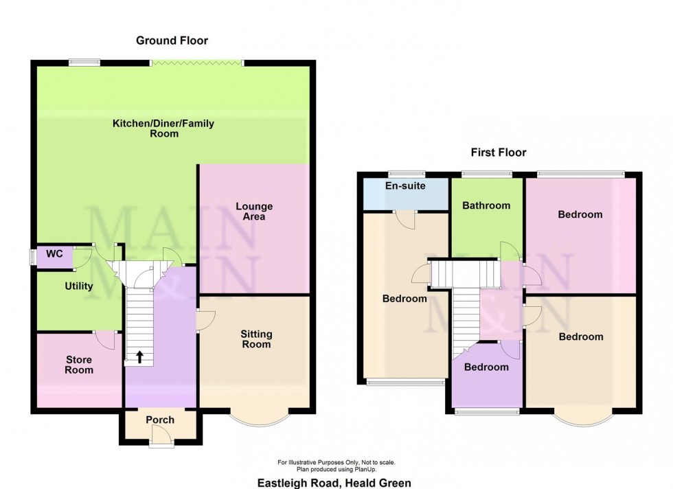 Floorplan for Eastleigh Road, Heald Green