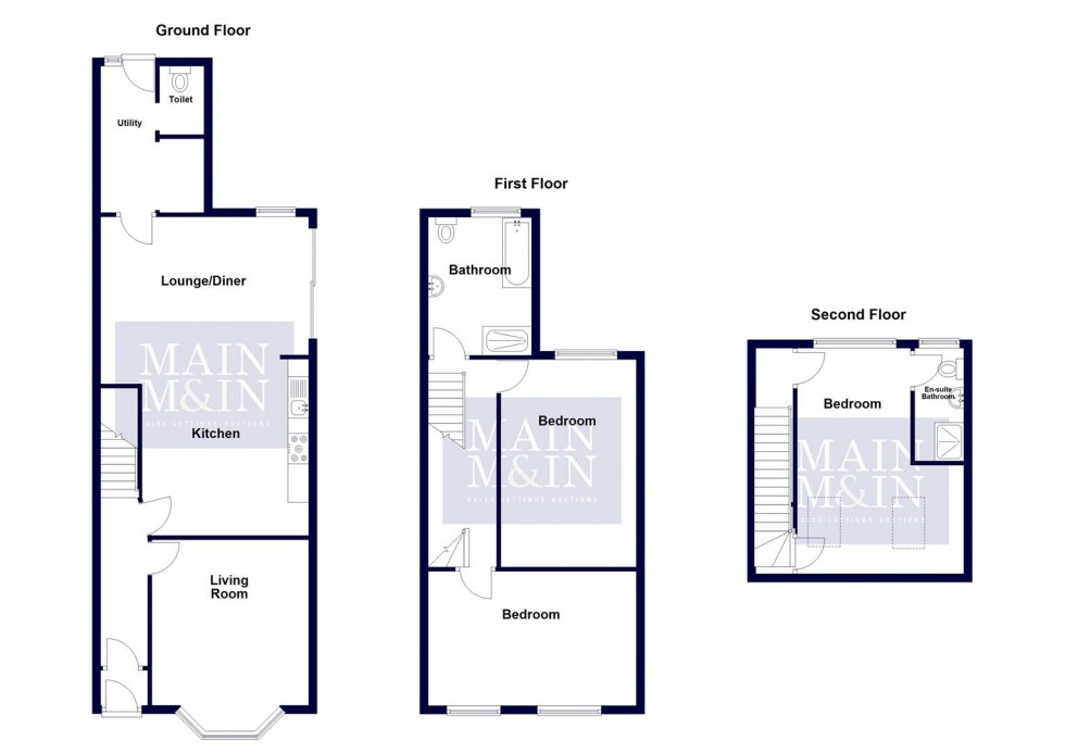 Floorplan for Wilmslow Road, Heald Green