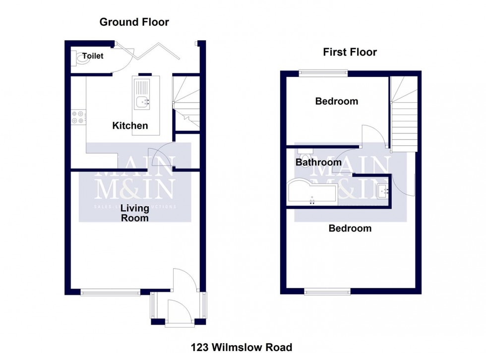 Floorplan for Wilmslow Road, Heald Green