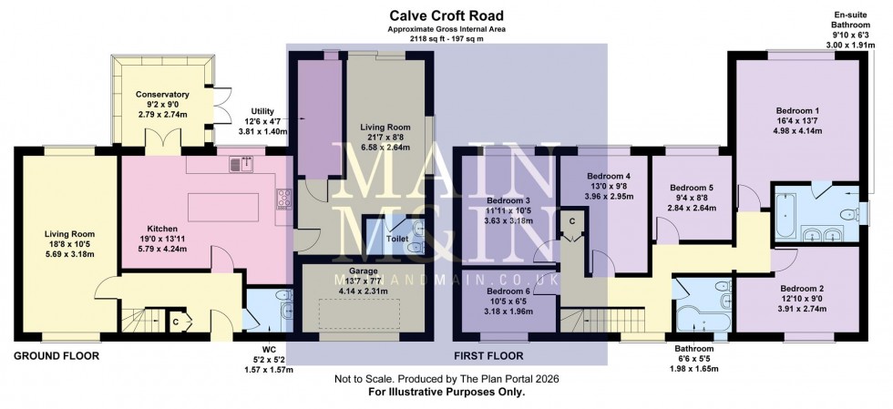 Floorplan for Calve Croft Road, Peel Hall