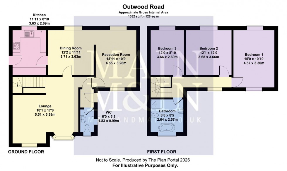 Floorplan for Outwood Road, Heald Green