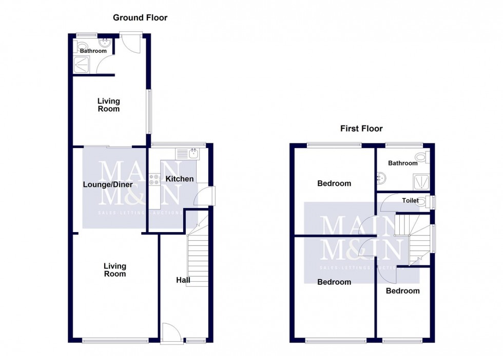 Floorplan for Hambleton Road, Heald Green