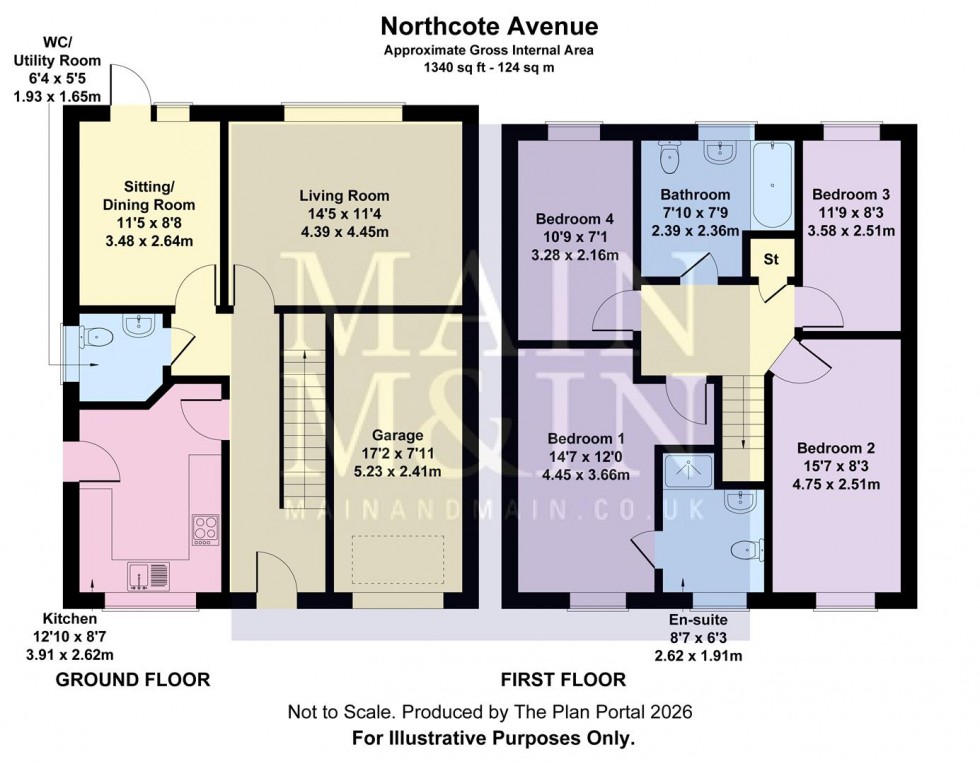 Floorplan for Northcote Avenue, Wythenshawe