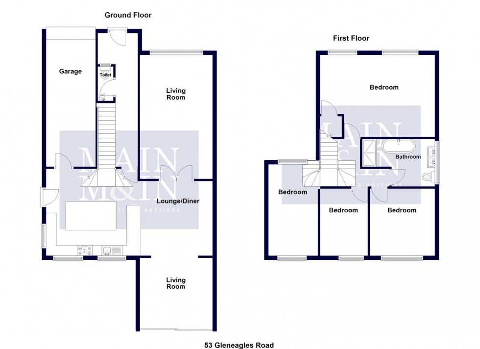 Floorplan for Gleneagles Road, Heald Green