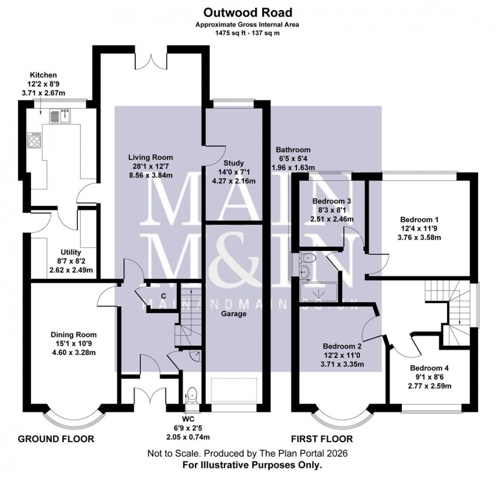 Floorplan for Outwood Road, Heald Green, Cheadle