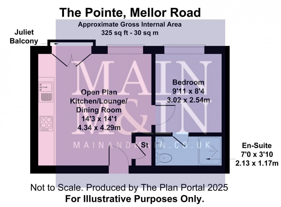 Floorplan for Mellor Road, Cheadle Hulme
