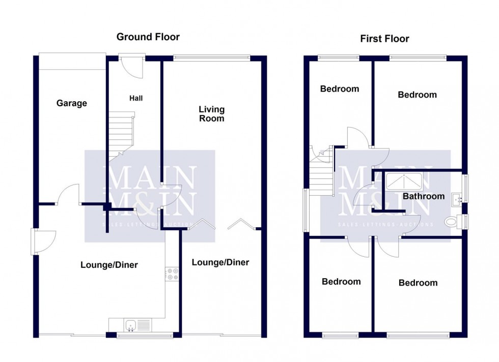 Floorplan for Gleneagles Road, Heald Green, Cheadle