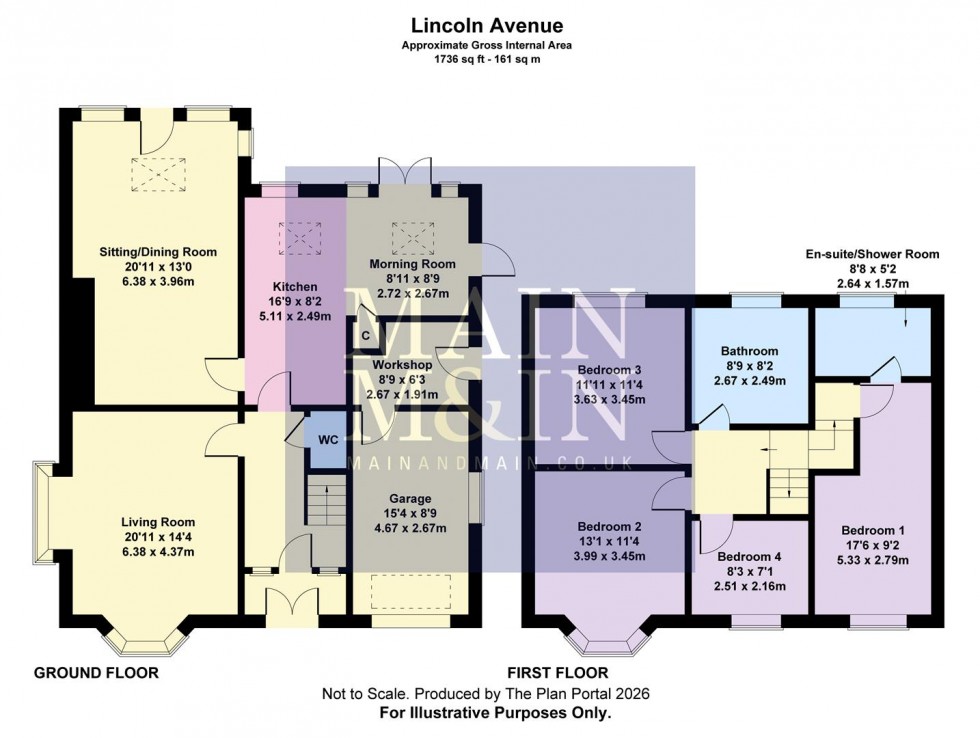 Floorplan for Lincoln Avenue, Heald Green