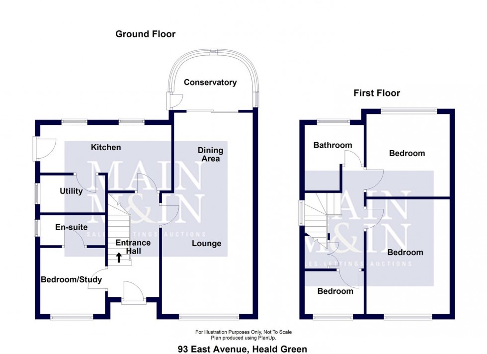 Floorplan for East Avenue, Heald Green