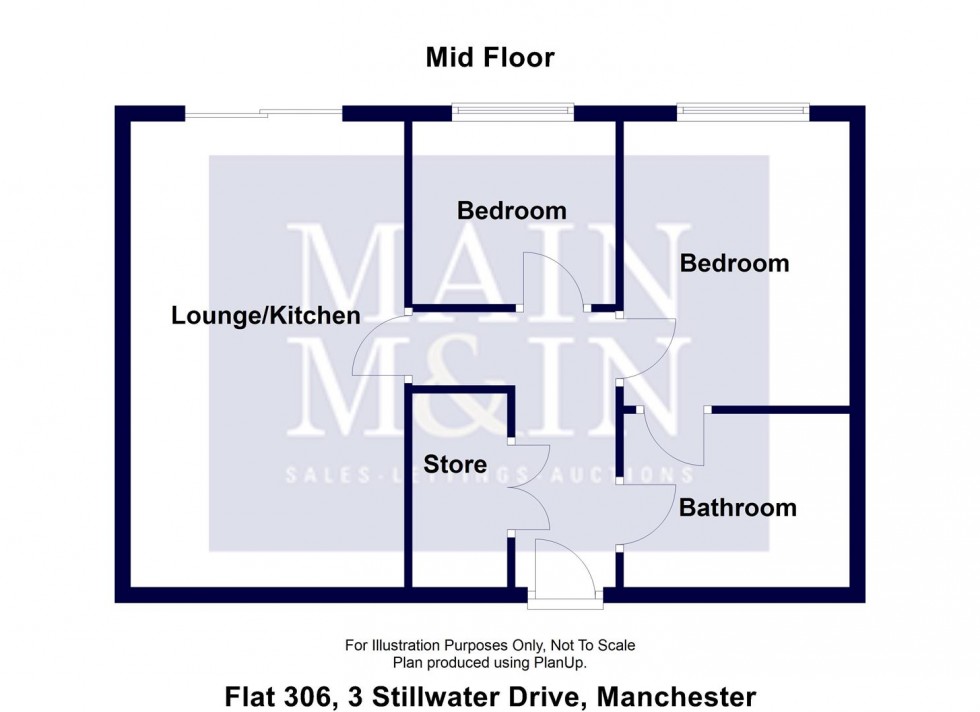 Floorplan for Stillwater Drive, Manchester