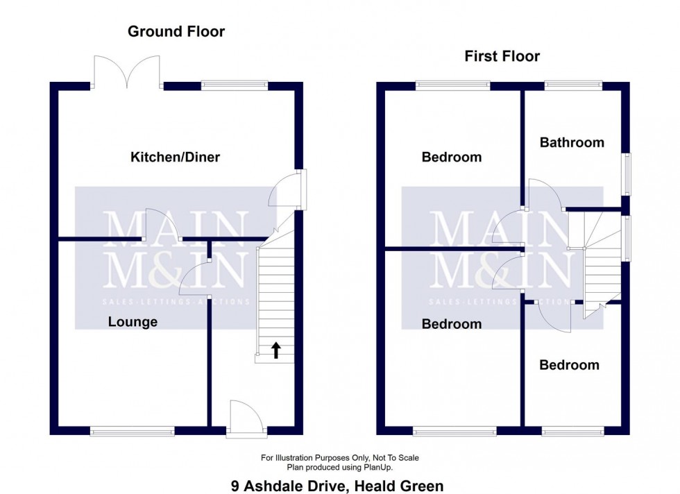 Floorplan for Ashdale Drive, Heald Green