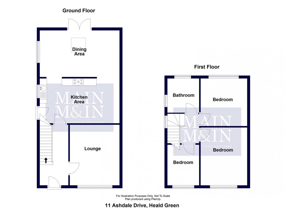 Floorplan for Ashdale Drive, Heald Green, Cheadle
