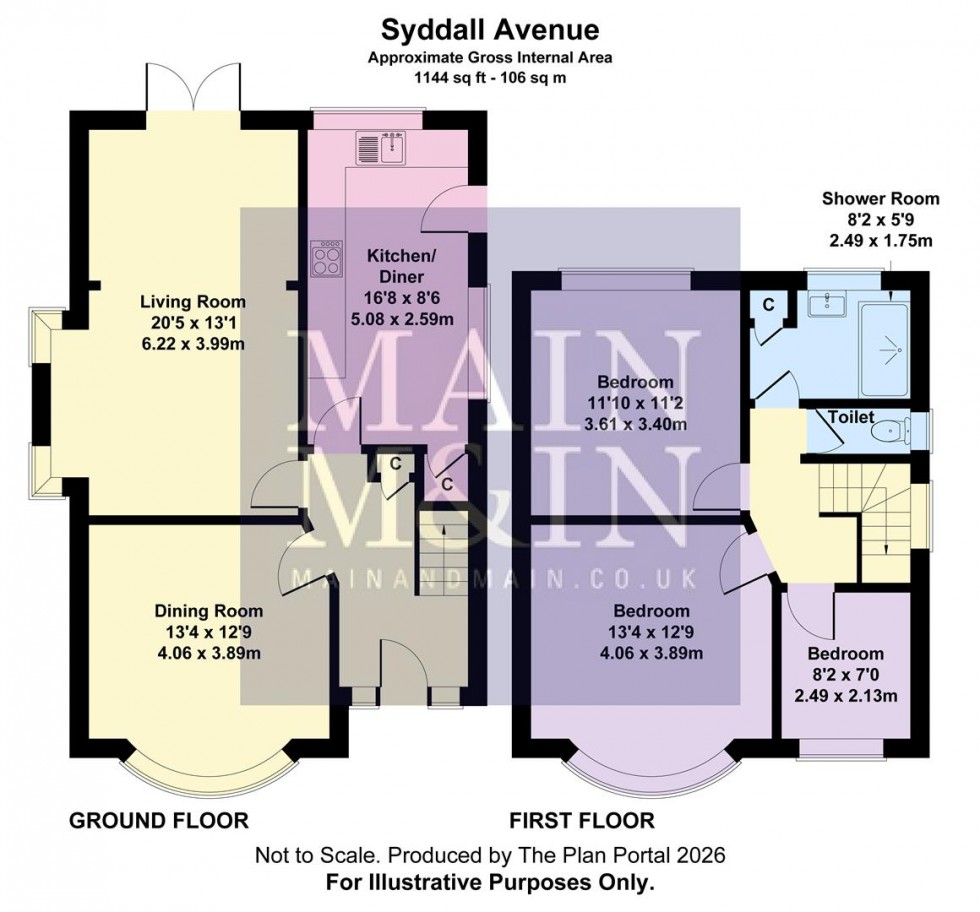 Floorplan for Syddall Avenue, Heald Green