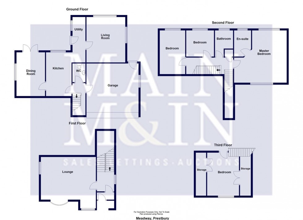 Floorplan for Meadway, Prestbury, Macclesfield