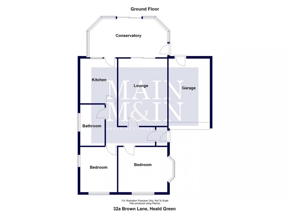 Floorplan for Brown Lane, Heald Green