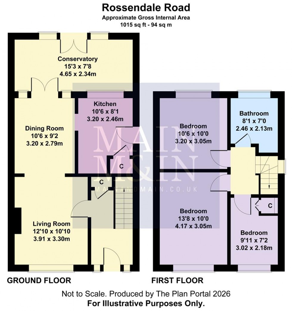 Floorplan for Rossendale Road, Heald Green