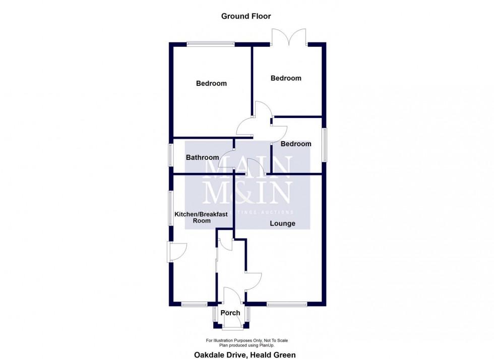 Floorplan for Oakdale Drive, Heald Green, Cheadle