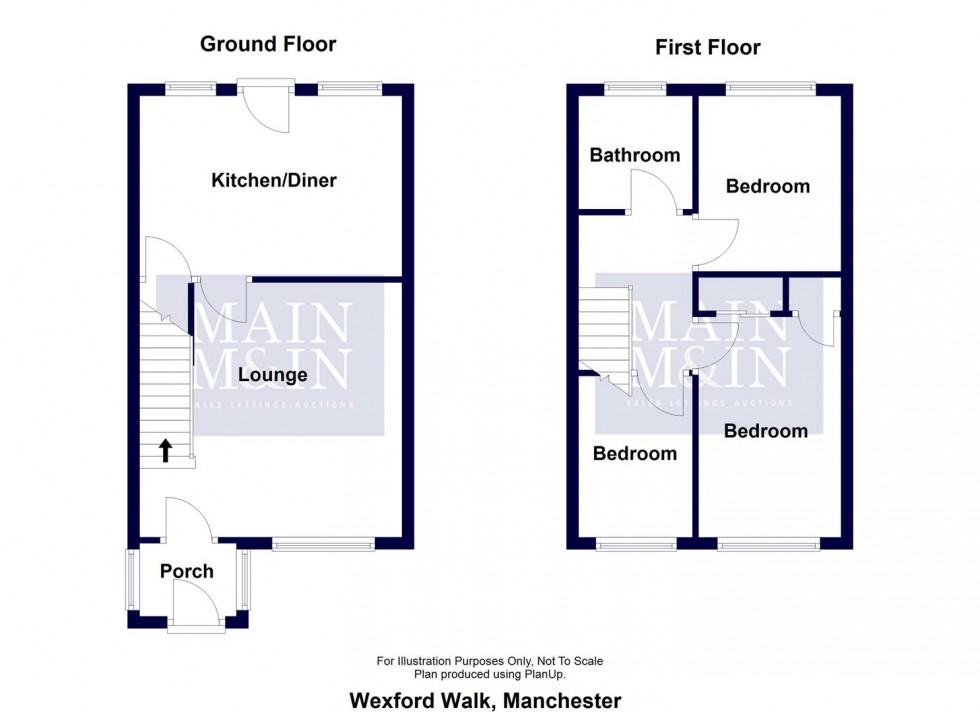 Floorplan for Wexford Walk, Manchester