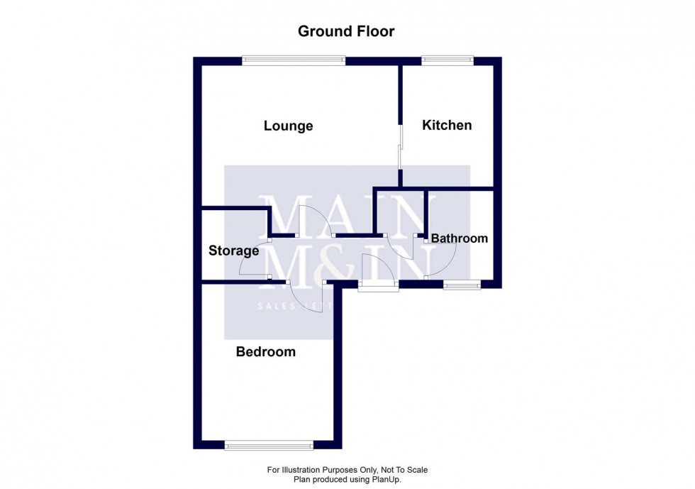 Floorplan for Petersfield Drive, Baguley