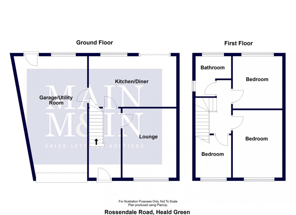 Floorplan for Rossendale Road, Heald Green