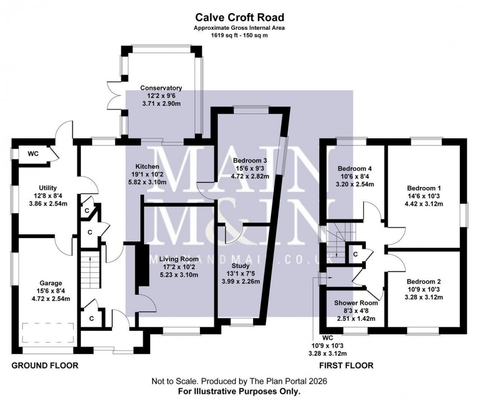 Floorplan for Calve Croft Road, Peel Hall