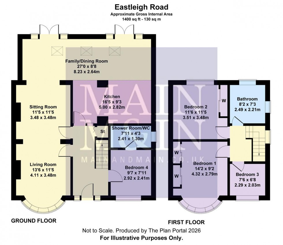 Floorplan for Eastleigh Road, Heald Green