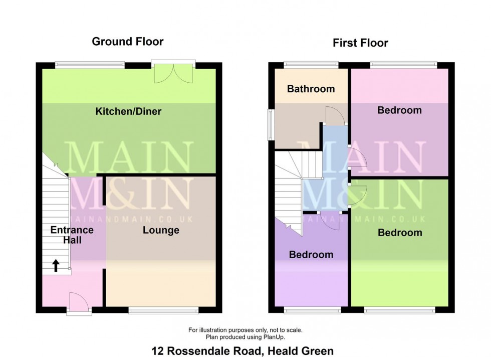 Floorplan for Rossendale Road, Heald Green, Cheadle