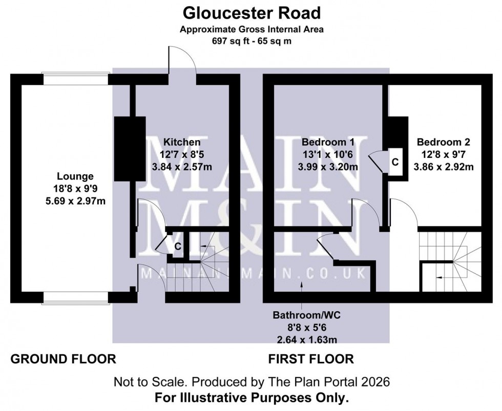 Floorplan for Gloucester Road, Heald Green