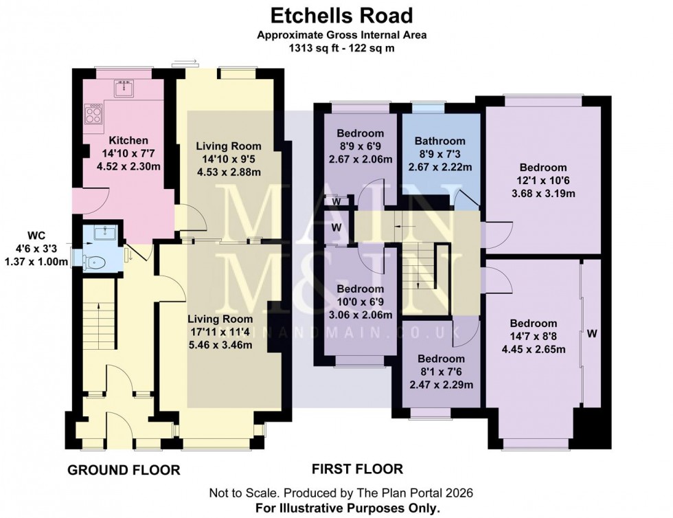 Floorplan for Etchells Road, Heald Green