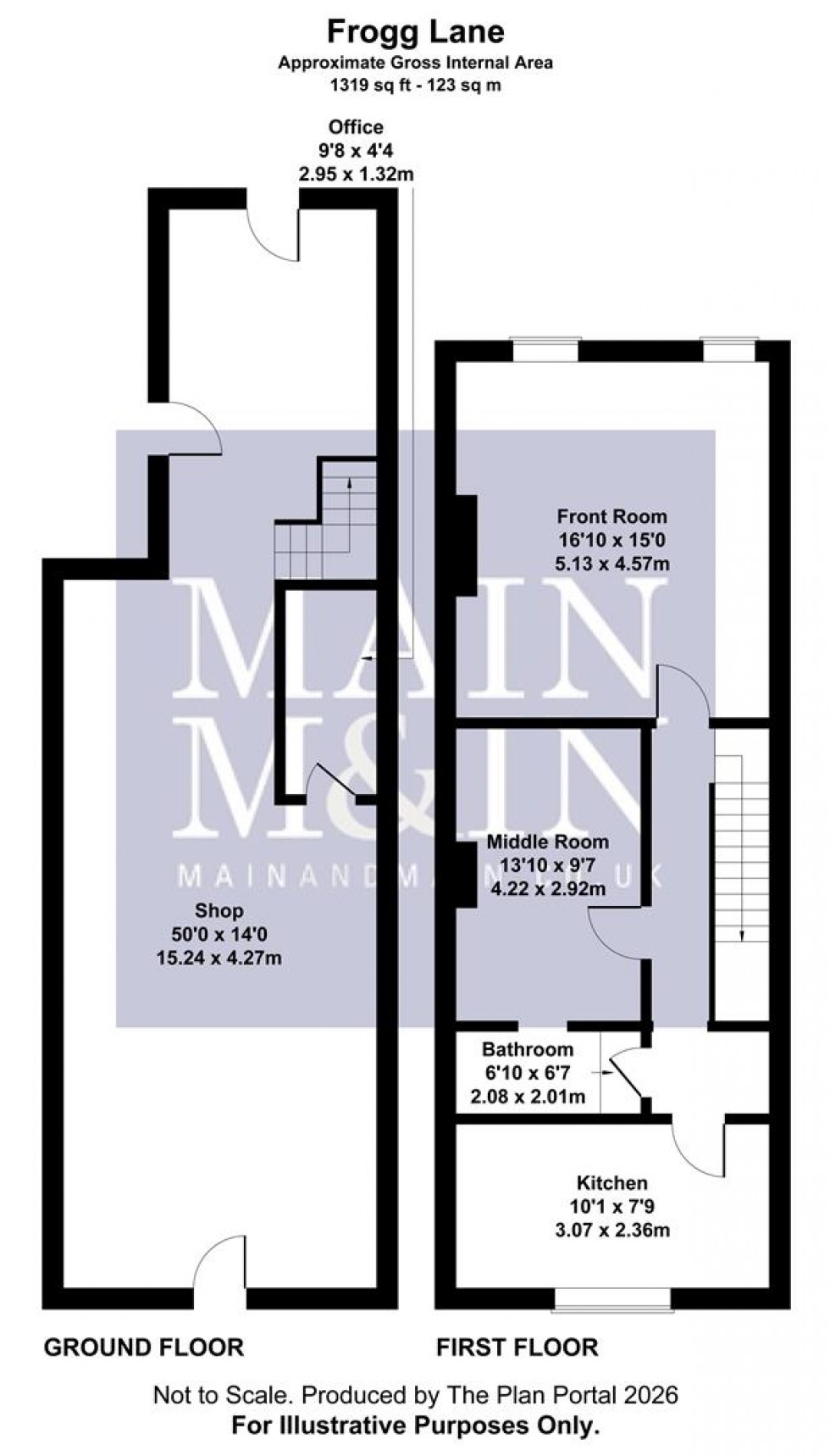 Floorplan for Fog Lane, Manchester