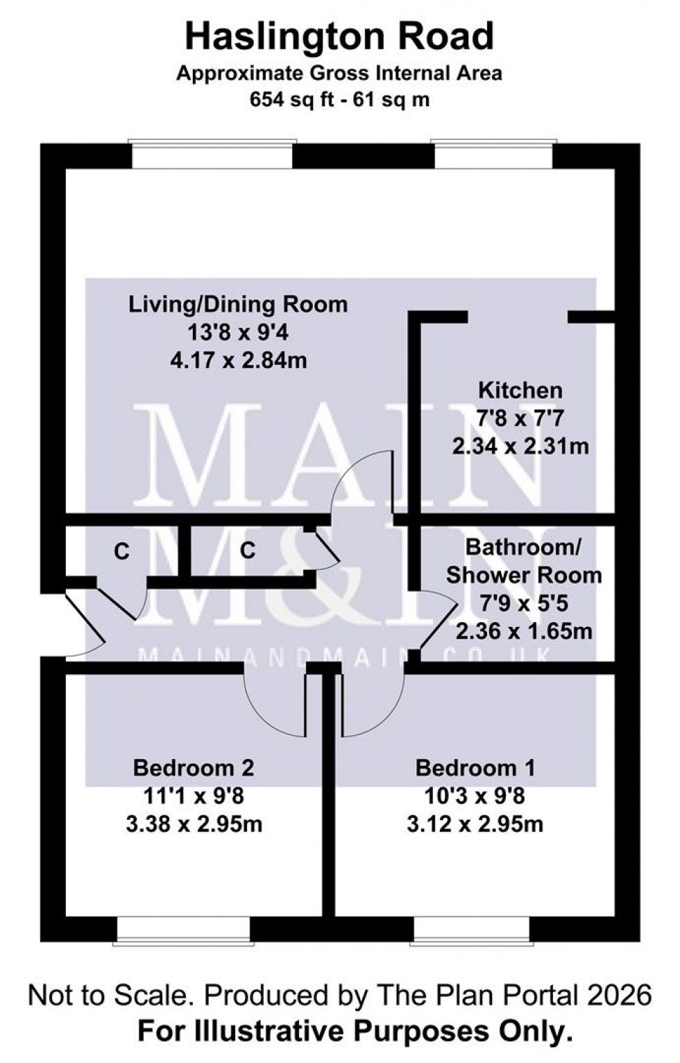 Floorplan for Haslington Road, Manchester