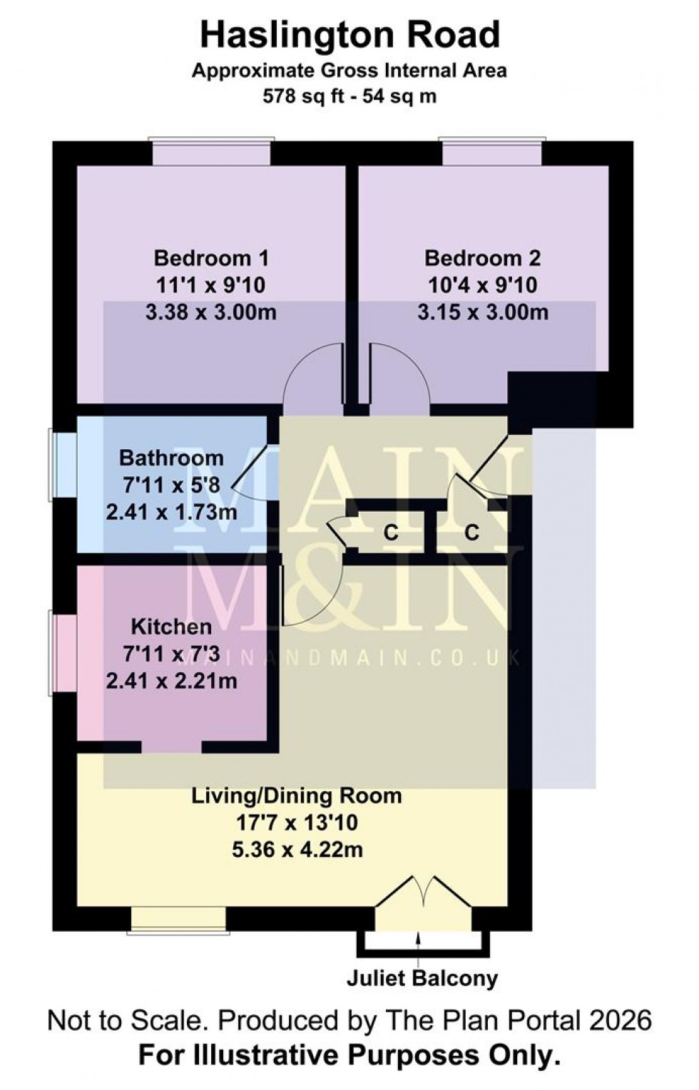 Floorplan for Haslington Road, Manchester