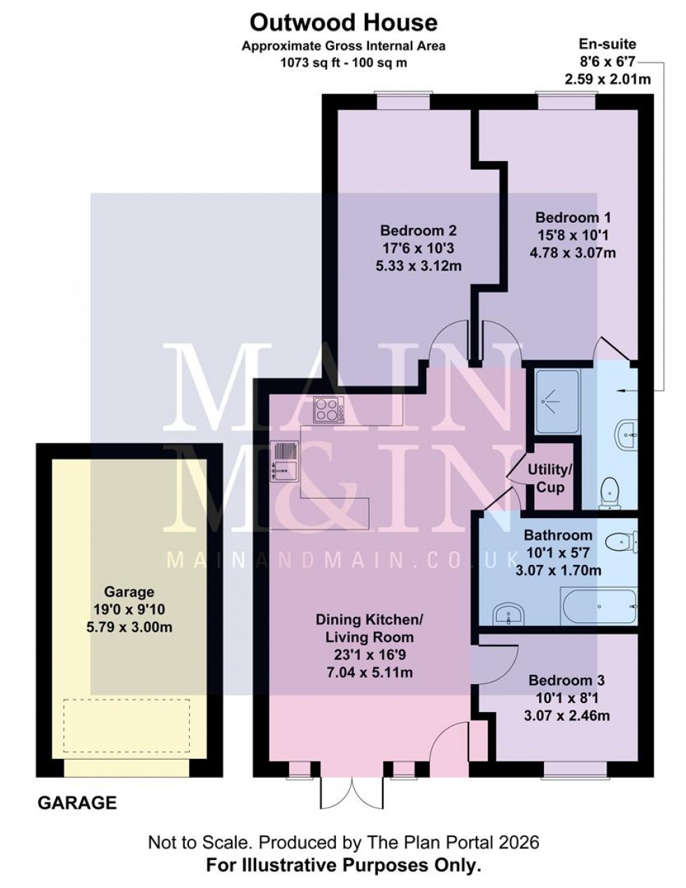 Floorplan for Griffin Farm Drive, Heald Green
