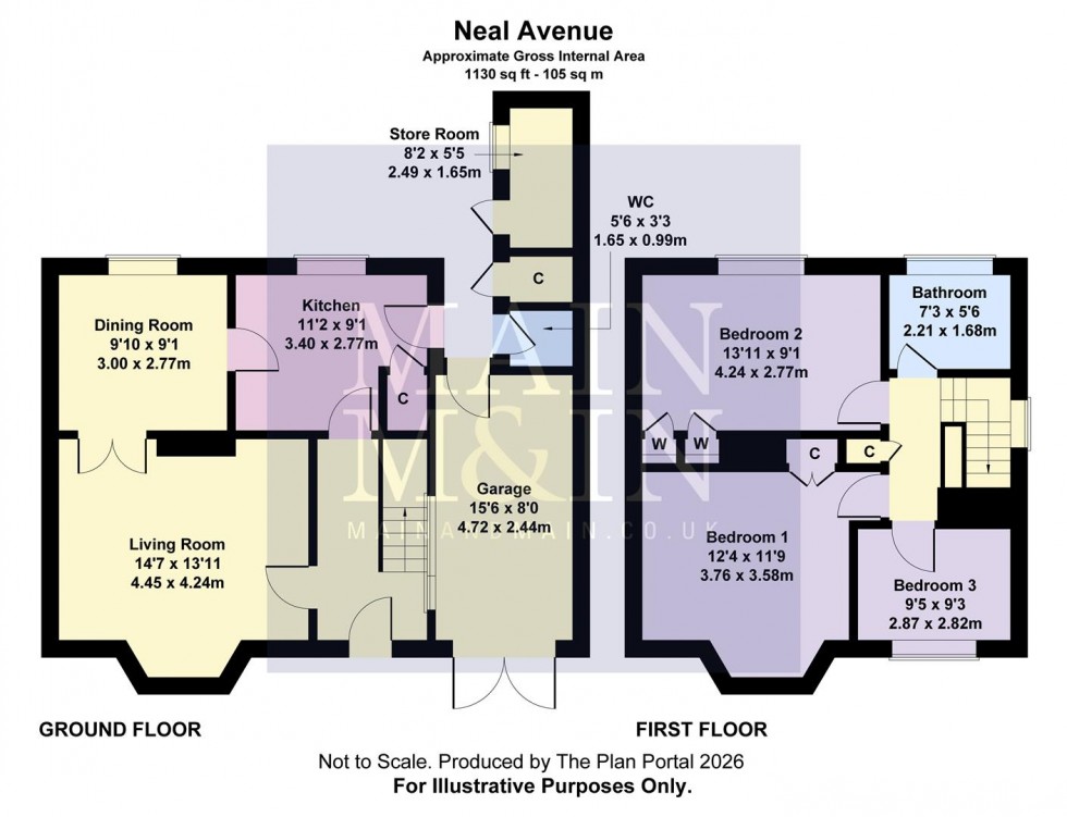 Floorplan for Neal Avenue, Heald Green