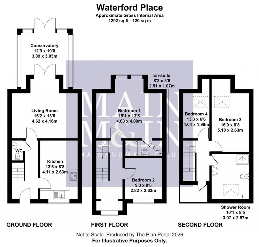 Floorplan for Waterford Place, Heald Green