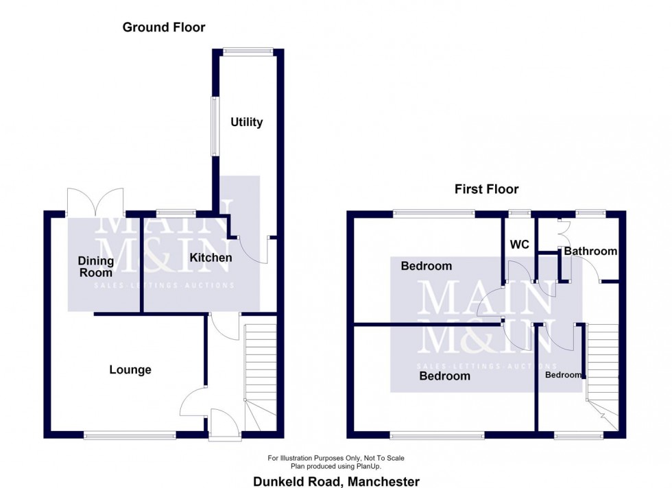 Floorplan for Dunkeld Road, Manchester