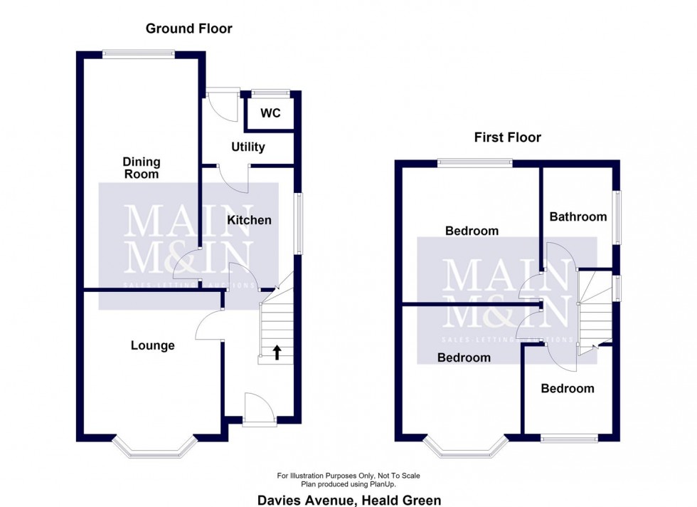 Floorplan for Davies Avenue, Heald Green